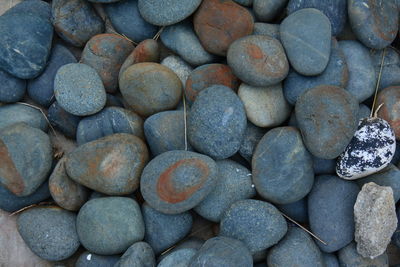 Full frame shot of stones