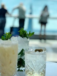 Close-up of drink on table