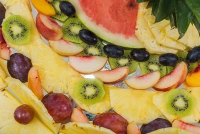 Full frame shot of fruits