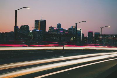 City street at night