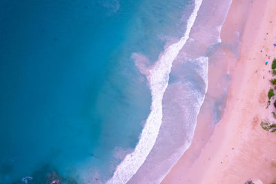 Aerial view of beach