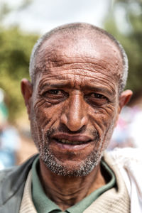 Portrait of man smiling