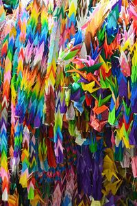 Full frame shot of colorful objects for sale