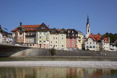 View of buildings at waterfront