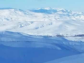 Snow covered landscape