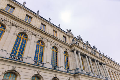 Low angle view of historical building against sky