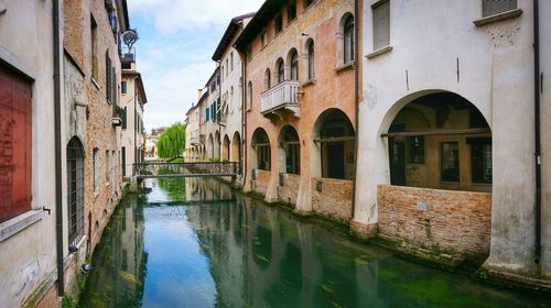 Canal along buildings