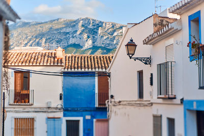 Buildings in a town