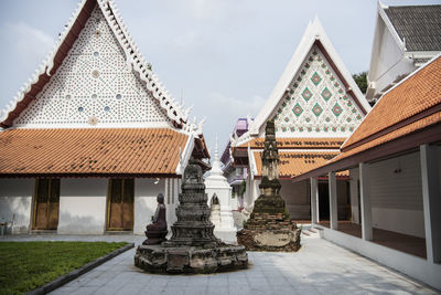Low angle view of temple
