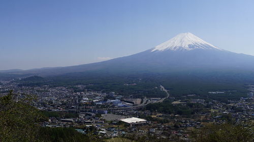 Aerial view of city