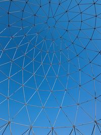 Low angle view of skylight