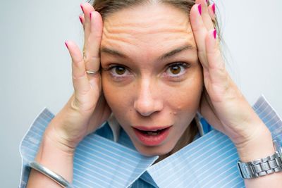 Portrait of a smiling young woman
