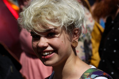 Portrait of a smiling young woman