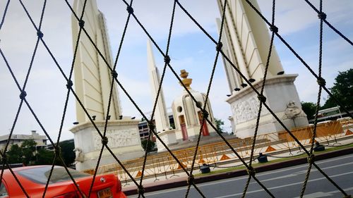 Panoramic view of city against sky