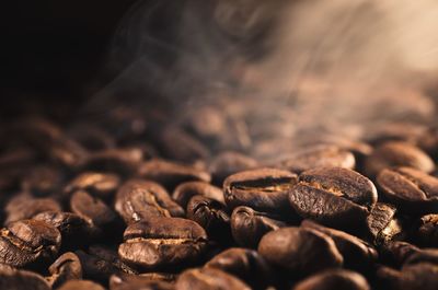 Close-up of coffee beans