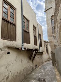 Low angle view of old building