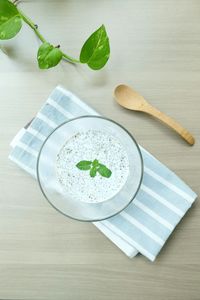 Close-up of food on table