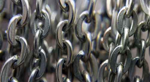 Full frame shot of chain