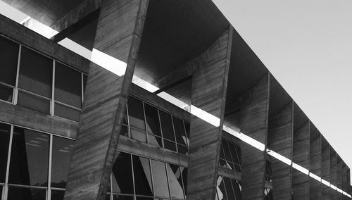Low angle view of modern building