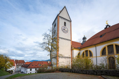 Low angle view of church against sky