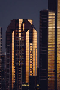 Low angle view of modern office building