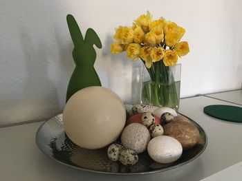 Close-up of flowers in vase