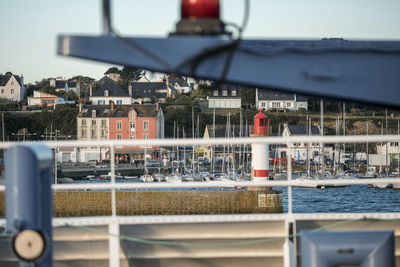 Buildings against sky in city