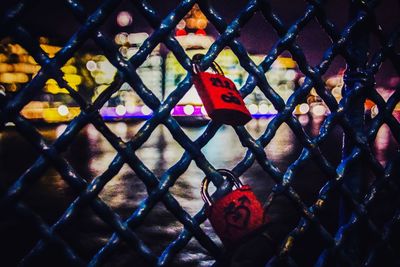 Full frame shot of chainlink fence