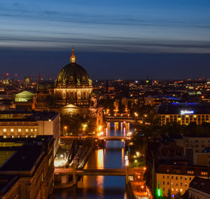 Berliner dom by night