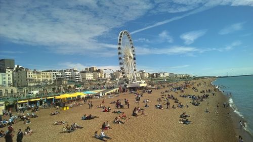 People on beach