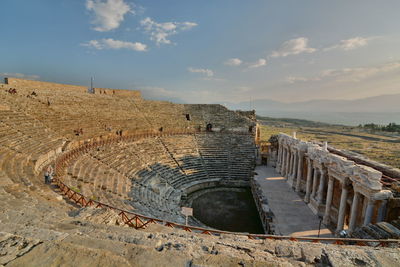 The theatre. hierapolis. pamukkale. denizli province. turkey