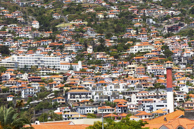 Low angle view of townscape