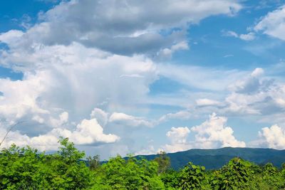 Panoramic view of landscape against sky