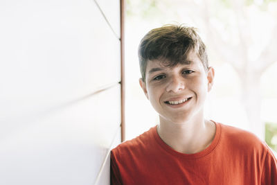 Portrait of a smiling young man