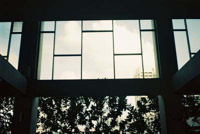 Low angle view of window