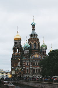 Facade of church