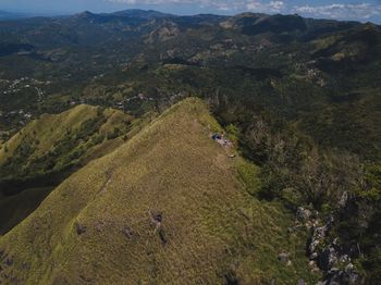 High angle view of landscape