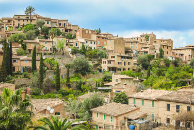 Buildings in a town