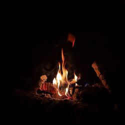 Bonfire at night