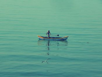 Boat in sea