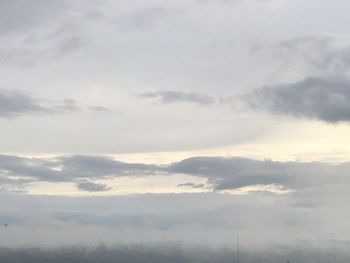 Low angle view of clouds in sky