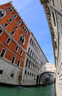 View of buildings against cloudy sky