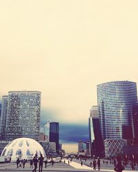 Modern buildings against sky