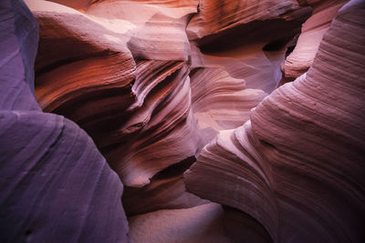 Rock formation of antelope canyon