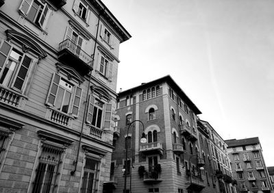 Low angle view of building against sky