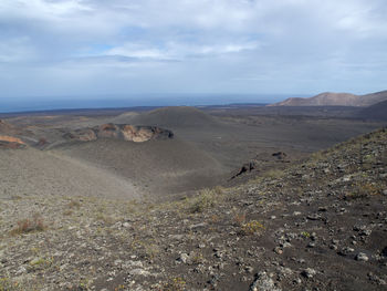 The vulcano island lanzarote