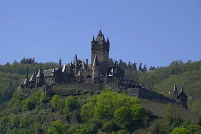 Low angle view of historical building against sky