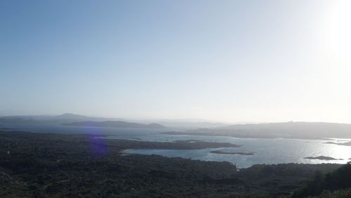 Scenic view of mountain range