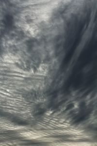 Low angle view of cloudy sky