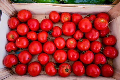 Close-up of red tomatoes